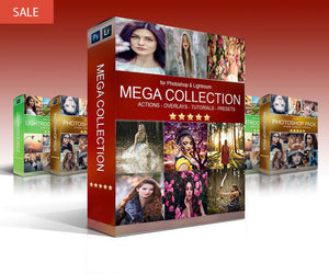 Mega Collection for PS & LR - All Actions - Overlays - Presets